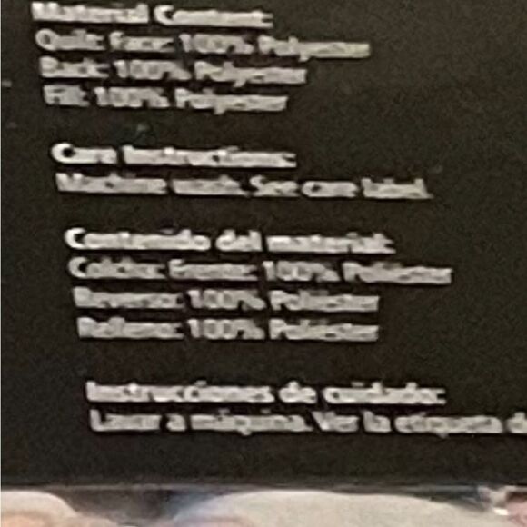 Pink Blush Grey Floral Queen Size Bed Quilt and Shams NEW Bedding - Picture 10 of 11